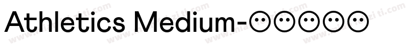 Athletics Medium字体转换